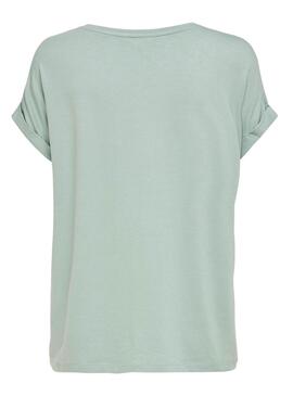 Camiseta Only Moster Turquesa Para Mujer