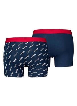 Boxers Levis Logo Aop Marino Para Hombre