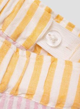 Short Name It Histripe Amarillo Para Niña