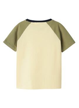 Camiseta Name It Hadj Beige Para Nño