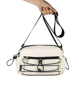 Bolso Munich Camera Blanco Para Mujer