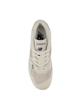 New Balance 550 Linen Blanco Para Hombre