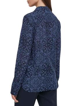 Camisa Pepe Jeans Chelsita Azul Para Mujer