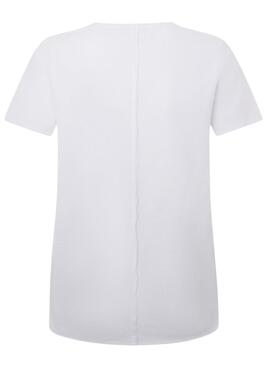 Camiseta Pepe Jeans Jasmine Blanco Para Mujer