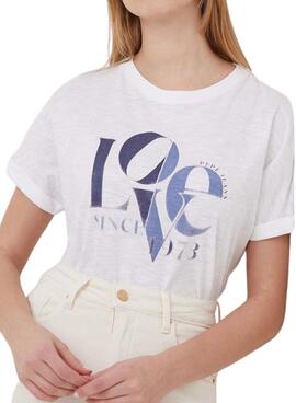 Camiseta Pepe Jeans Lax  Blanco Para Mujer