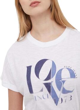 Camiseta Pepe Jeans Lax  Blanco Para Mujer