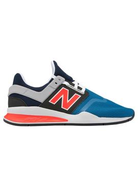 Zapatillas New Balance 247 NMU Azul Para Hombre