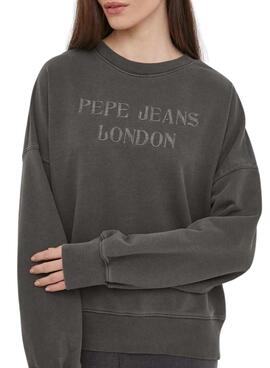 Sudadera Pepe Jeans Kelly Negro Para Mujer