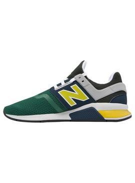 Zapatillas New Balance 247 NMB Verde Para Hombre