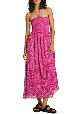 Vestido Pepe Jeans Daleysa Rosa Para Mujer