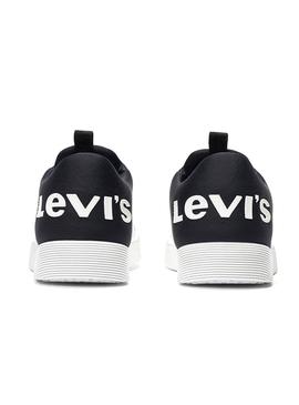 Zapatillas Levis Mullet Negra Hombre