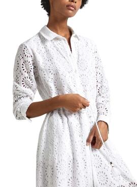 Vestido Pepe Jeans Ethel Blanco Para Mujer