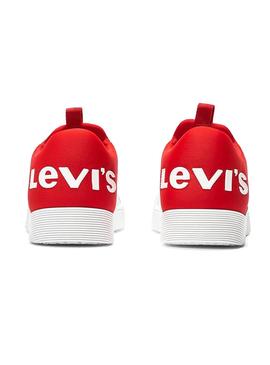 Zapatillas Levis Mullet Rojo Hombre