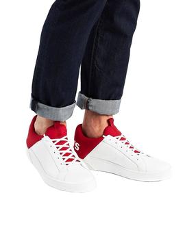 Zapatillas Levis Mullet Rojo Hombre