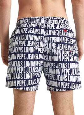 Bañador Pepe Jeans AO Logo Marino Para Hombre