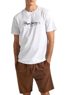 Camiseta Pepe Jeans Camille Blanco Para Hombre
