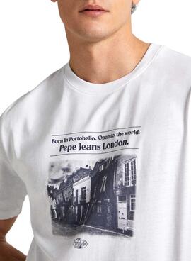 Camiseta Pepe Jeans Cooper Blanco Para Hombre