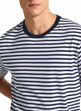 Camiseta Pepe Jeans Cane Marino Para Hombre