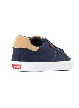 Zapatillas Levis Skinner Marino Hombre