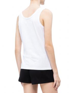 Camiseta Calvin Klein Jeans Otline Blanco Mujer