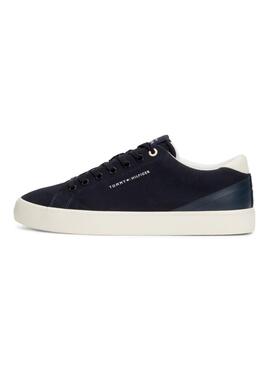 Zapatillas Tommy Hilfiger TH Vulc Low Summer Marino Hombre