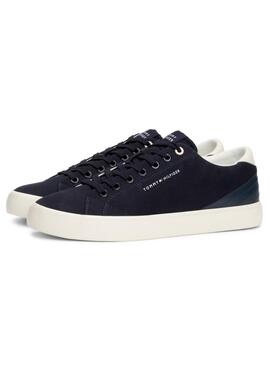 Zapatillas Tommy Hilfiger TH Vulc Low Summer Marino Hombre