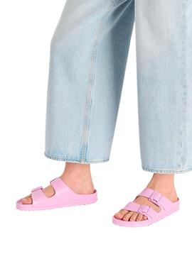 Sandalias Birkenstock Arizona Essentials EVA Rosa Para Mujer