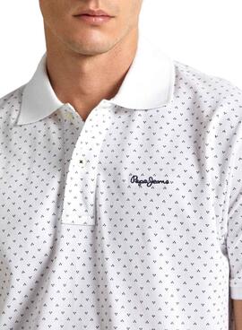 Polo Pepe Jeans Hunter Blanco Para Hombre
