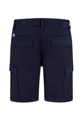 Bermuda Pepe Jeans Cargo Marino Para Hombre