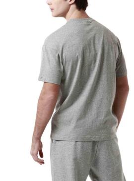 Camiseta Kappa Gastor Gris Para Hombre
