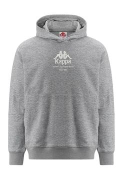 Sudadera Kappa Giano Gris Para Hombre