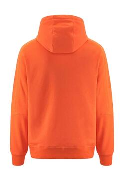 Sudadera Kappa Giano Naranja Para Hombre