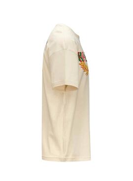 Camiseta Kappa Leilon Beige Para Hombre