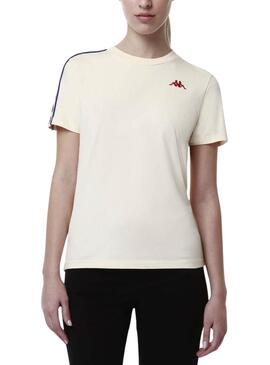 Camiseta Kappa Luise Beige Para Mujer