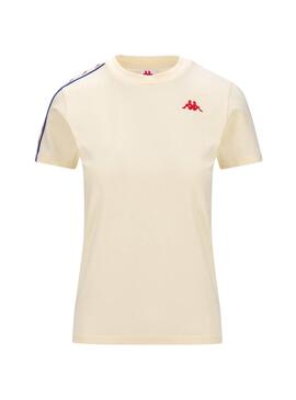 Camiseta Kappa Luise Beige Para Mujer