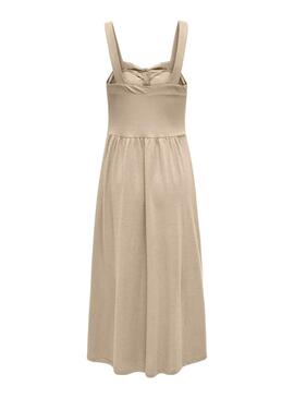 Vestido Only Jany Beige Para Mujer