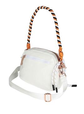 Bandolera Munich Camera Deep Blanco Para Mujer