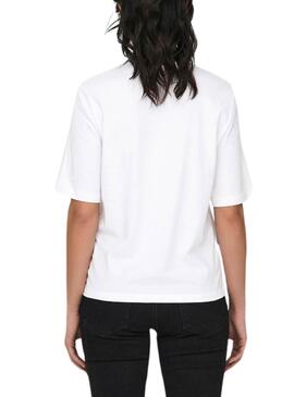 ONLDORTE LIFE BOXY S/S DOG TOP BOX White Dog