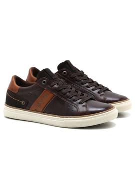 Zapatillas Levis Baker Marron Para Hombre