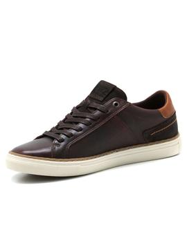 Zapatillas Levis Baker Marron Para Hombre