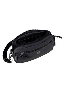 Bolso Munich Bloom Slim Negro Para Mujer