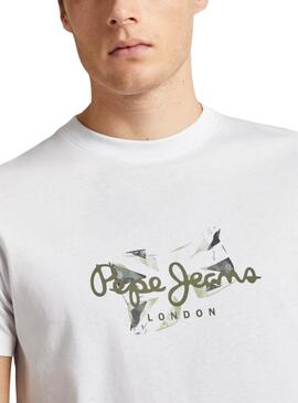 Camiseta Pepe Jeans Count Blanco Para Hombre