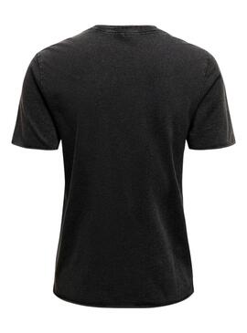 Camiseta Only Lucy Nuit Negro para Mujer 