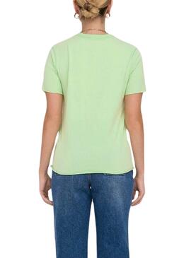 Camiseta Only Lucy Verde  Para Mujer