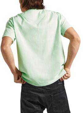 Camiseta Pepe Jeans Cedric Verde Para Hombre
