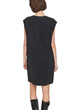 Vestido Vila Viursa Negro Para Mujer