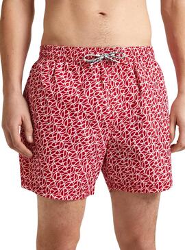 Bañador Pepe Jeans Print Rojo Para Hombre