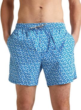 Bañador Pepe Jeans Print Azul Para Hombre