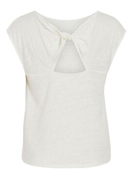 Camiseta Vila Vifiara Beige  Para Mujer