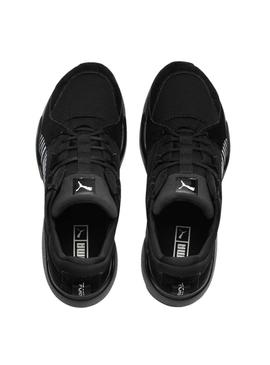 Zapatillas Puma Zeta Suede Negro Hombre